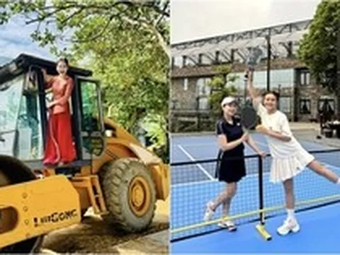Nữ NSND xây biệt thự 10 phòng ngủ, sân pickleball trong biệt phủ 10.000m2 ở Hà Nội, 42 tuổi tái hôn