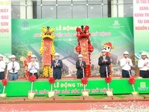 Khởi công Nhà máy điện rác Sóc Sơn mở rộng, xử lý 1.600 tấn rác mỗi ngày
