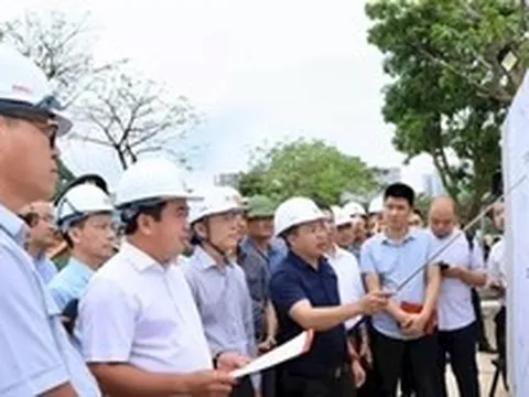Bí thư Hà Nội Trần Đức Thắng thúc tiến độ dự án khẩn cấp chống úng ngập