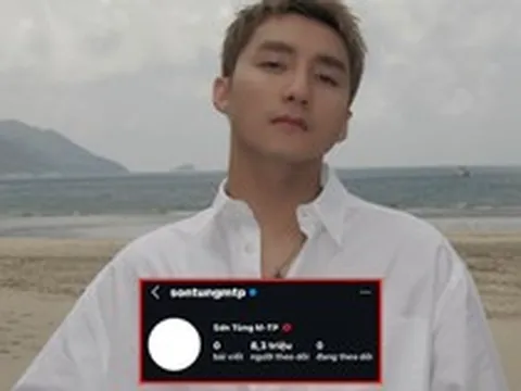 1 triệu bài đăng đưa Sơn Tùng M-TP lên thẳng top trending, Instagam 8.3 triệu followers trống trơn - chuyện gì đang xảy ra?