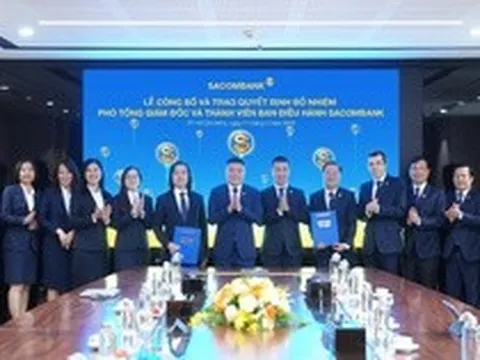 SACOMBANK kiện toàn đội ngũ lãnh đạo cấp cao