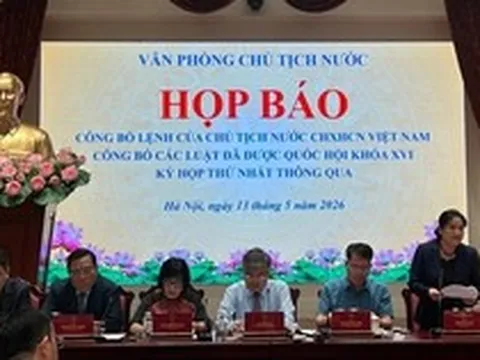 Công bố Lệnh của Chủ tịch nước về luật thuế liên quan đến hộ kinh doanh