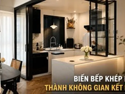 Bất chấp cả nhà phản đối, vợ chồng trẻ vẫn “đục tường” nhà bếp: Sau khi hoàn thiện, ai đến chơi cũng xin chụp lại thiết kế
