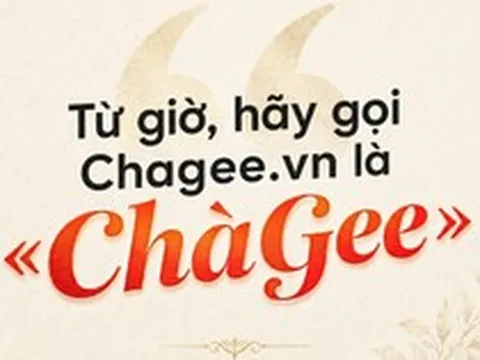 Từ 15/5/2026 tên miền Chagee.vn chính thức đọc là ChàGee