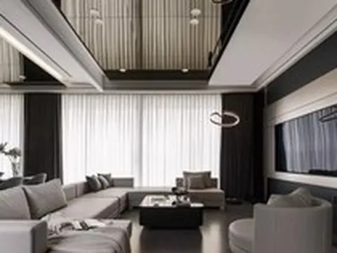 Ngôi nhà theo phong cách hiện đại với tông màu đen sang trọng