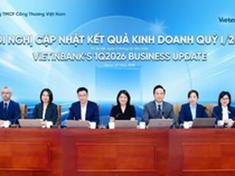 VietinBank Quý 1/2026: Tiếp tục nền tảng tăng trưởng bền vững