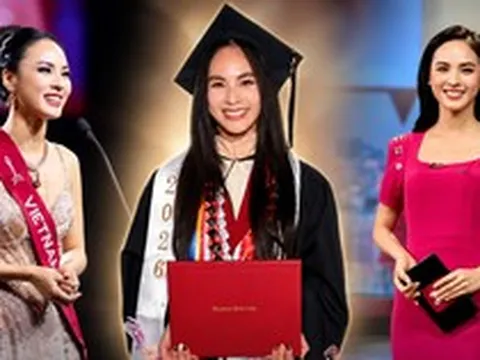 Á hậu Việt vừa nhận bằng thạc sĩ tại Mỹ: Học vấn nổi bật, từng làm BTV của VTV