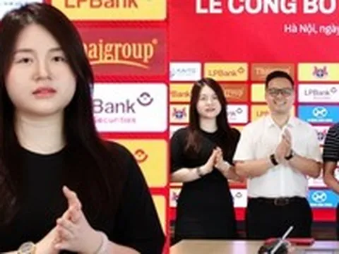 Nhan sắc ái nữ Bầu Thụy - Chủ tịch trẻ nhất V.League chiếm trọn “spotlight” trong ngày Ninh Bình bổ nhiệm HLV Chu Đình Nghiêm