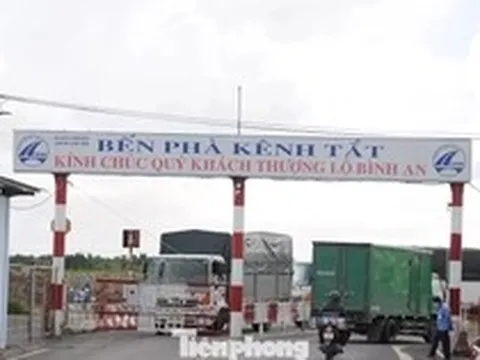 Vĩnh Long xin trung ương vốn để duy trì hoạt động cụm phà Vàm Cống