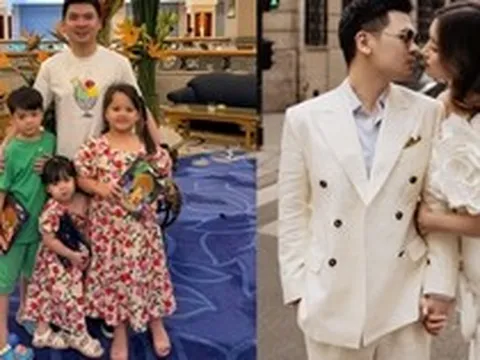 Đỗ Vinh Quang khoe ái nữ với hoa hậu Đỗ Mỹ Linh: Nhóc tỳ giống hệt nhà nội hào môn, biểu cảm cực đáng yêu