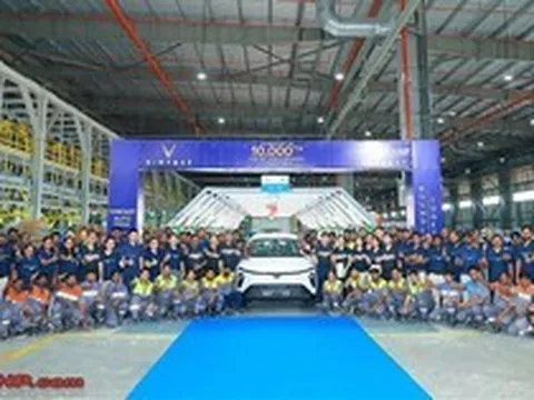 VinFast của tỷ phú Phạm Nhật Vượng vừa đạt cột mốc chưa từng có: Xuất xưởng chiếc xe điện thứ 10.000 tại thị trường ô tô lớn thứ 3 thế giới
