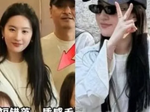 Lưu Diệc Phi làm gì với tóc mình vậy?
