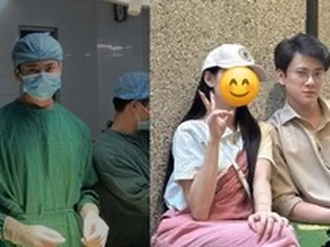 Bác sĩ nam thần xuất hiện trên trang "Thông tin chính phủ" hóa ra từng là bạn trai của nữ diễn viên quen mặt