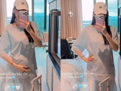 Không còn che giấu, Á hậu Việt khoe bụng bầu rõ mồn một với doanh nhân kín tiếng