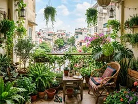 Cách đơn giản giảm nhiệt cho ban công ngày nắng nóng