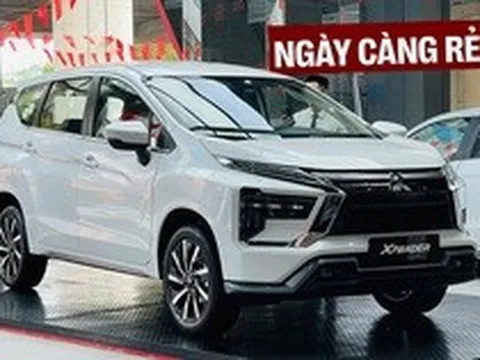 Mitsubishi Xpander giảm giá lăn bánh tới 85 triệu sau khi lấy lại top 1 phân khúc: Bản rẻ nhất trừ hết chỉ 501 triệu đồng, tăng sức ép cho Veloz Cross