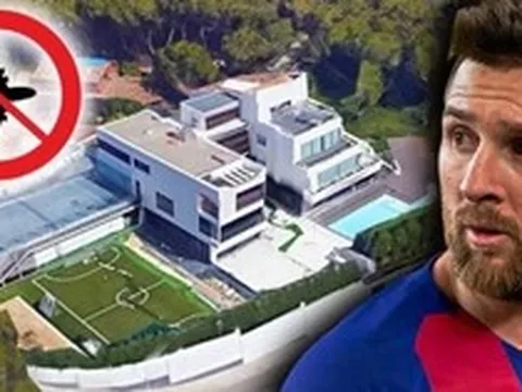 Vì sao máy bay không được bay qua nóc nhà của Messi?