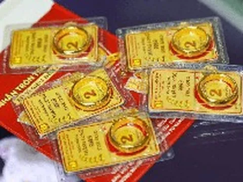 Sáng 19/6: Giá vàng nhẫn trơn, vàng miếng lao dốc