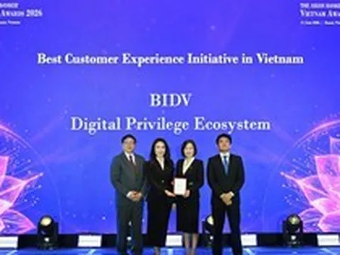 BIDV nhận giải thưởng Sáng kiến Trải nghiệm khách hàng tốt nhất Việt Nam
