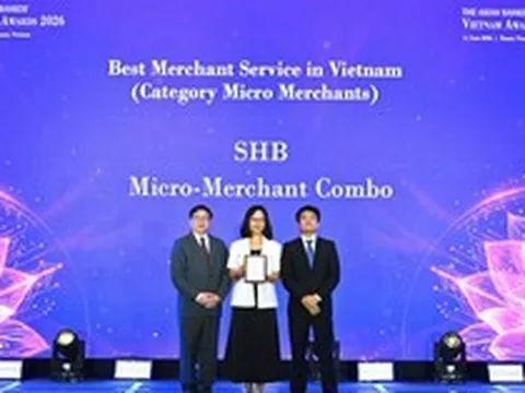 SHB được The Asian Banker vinh danh với giải pháp tài chính xuất sắc cho tiểu thương