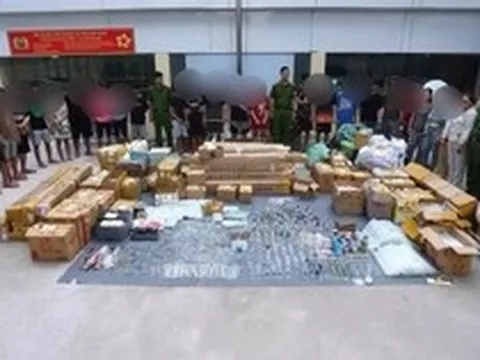 Bắt 30 đối tượng trong đường dây ma túy liên tỉnh, thu giữ hơn 1 tấn tang vật