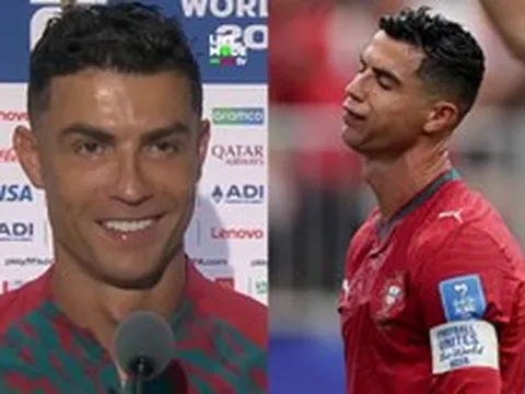 Ronaldo gặp cảnh "dở khóc dở cười", đang trả lời phỏng vấn thì nhân viên đòi tăng lương, xin thưởng xế hộp