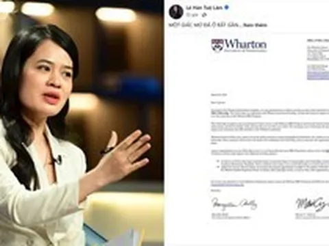 Giữa những ồn ào thư mời học thạc sĩ của một hoa hậu, Shark Tuệ Lâm kể chuyện tiếc nuối vì từ chối MBA trường top ở Mỹ