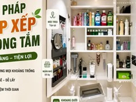 Tôi rất ngưỡng mộ cách người phụ nữ 53 tuổi này sắp xếp phòng tắm: Không gian nhỏ nhưng chứa được gấp đôi đồ đạc, lúc nào cũng sạch sẽ và gọn gàng