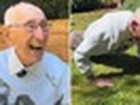 Cụ ông 98 tuổi vẫn chống đẩy 40 cái, tập pilates, yoga hàng ngày