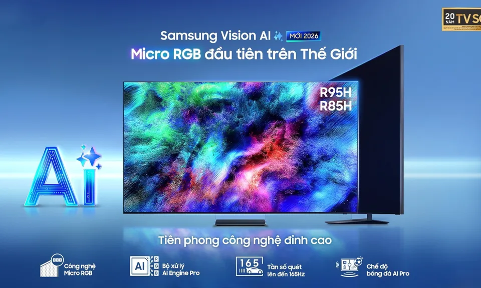 Samsung AI TV 2026 đã có mặt tại Việt Nam, mở rộng danh mục AI TV với “Trợ lý Vision AI đa nhiệm”